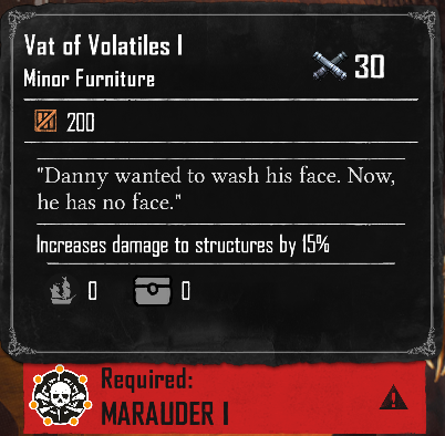 Vat of Volatiles I (Required:Marauder 1)